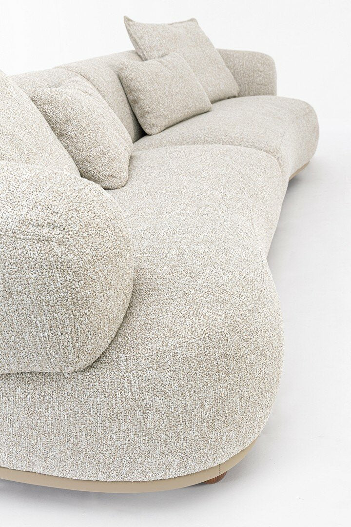 Sofa Cheope von Bizzotto, Nahaufnahme von Bezug und Verarbeitung (4), im STUFF Shop