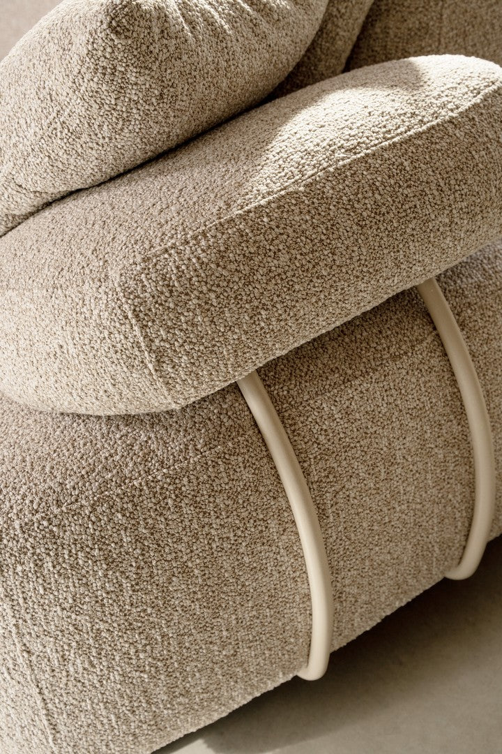 Ecksofa Iside von Bizzotto, Nahaufnahme von Bezug und Verarbeitung (6), im STUFF Shop