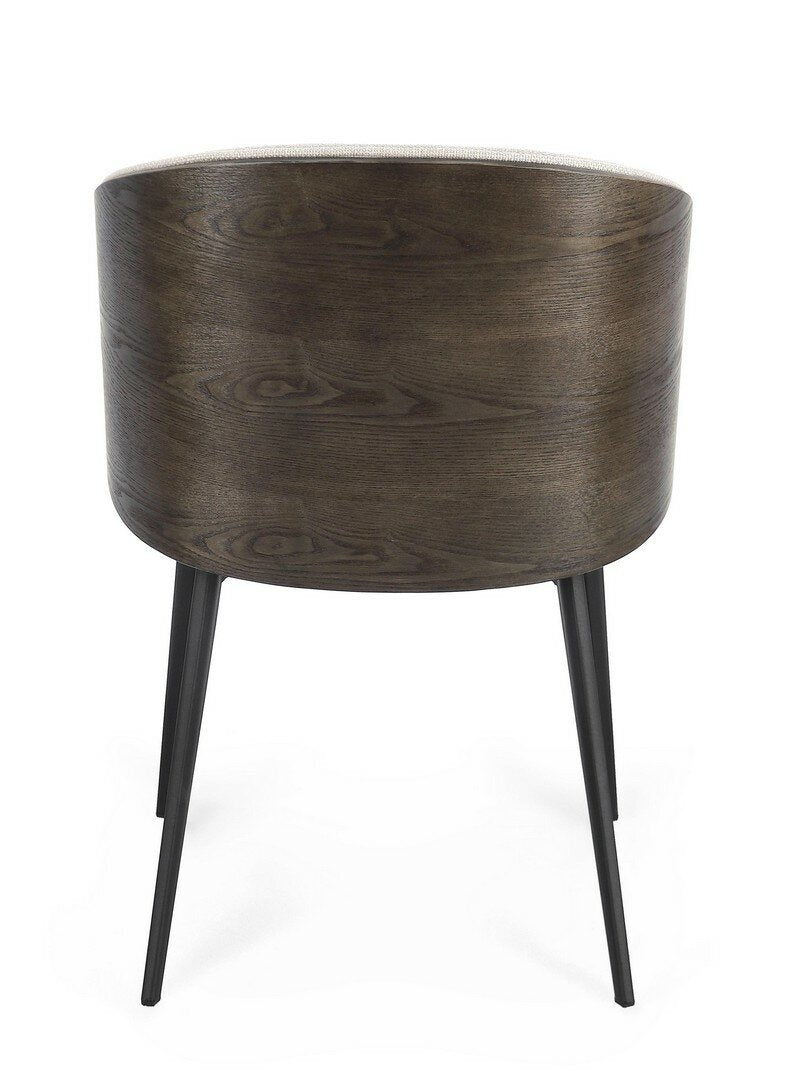 Stuhl Kinsley Light von Bizzotto, freigestellte Ansicht aus einem zweiten Blickwinkel, im STUFF Shop