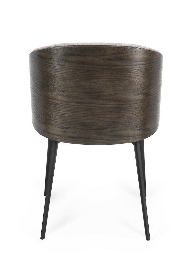 Stuhl Kinsley Dark von Bizzotto, freigestellte Ansicht aus einem zweiten Blickwinkel, im STUFF Shop