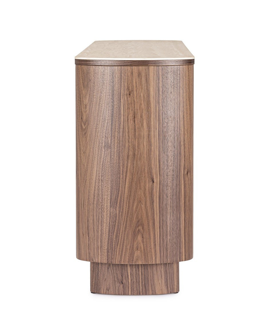 Bizzotto | Sideboard Ezekiel Tueren Mit Stahlgestell | Stahlgestell | Neutral | Produktansicht