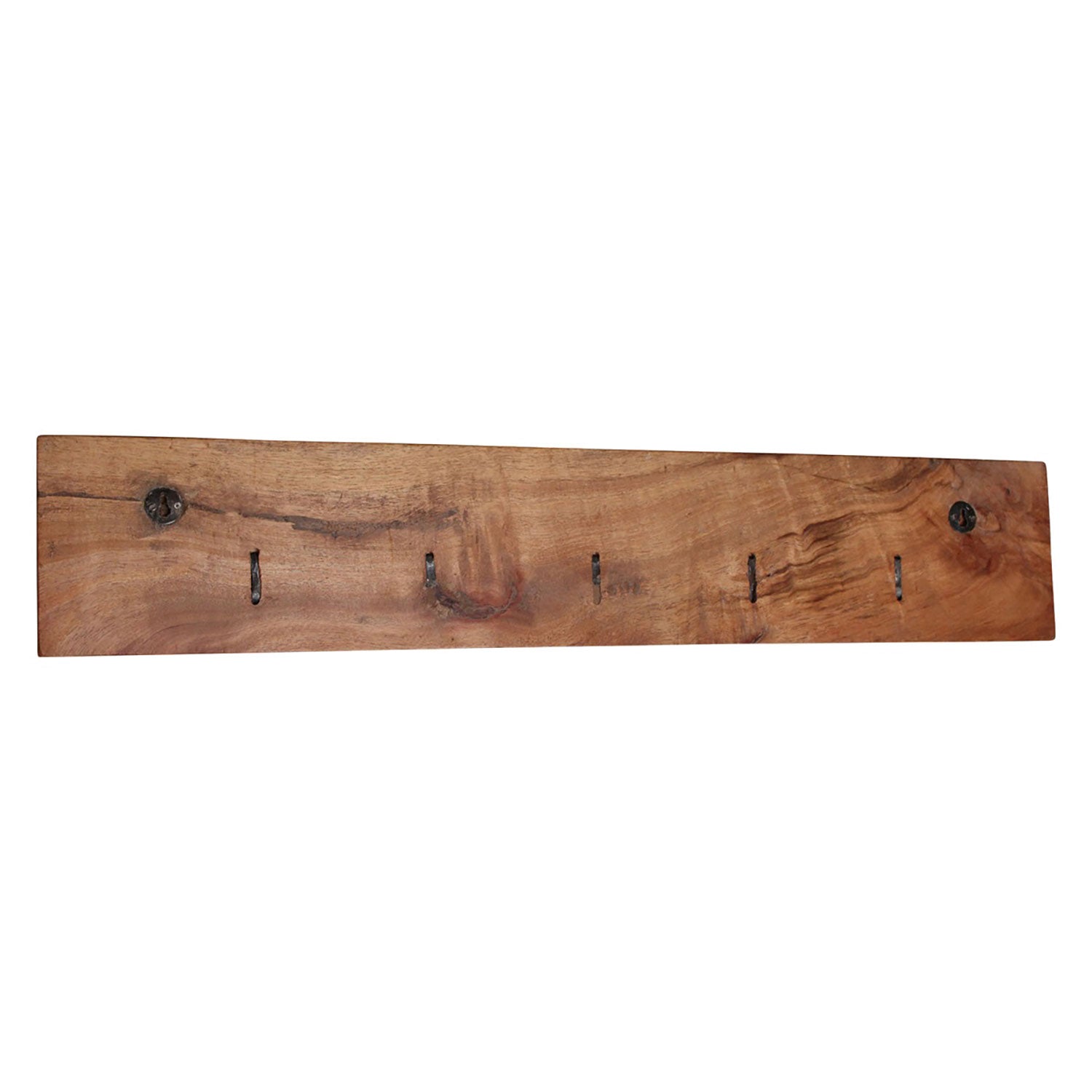 Wandgarderobe aus Altholz 5 Haken Handmade Vintage Industrie Look | STUFF Shop