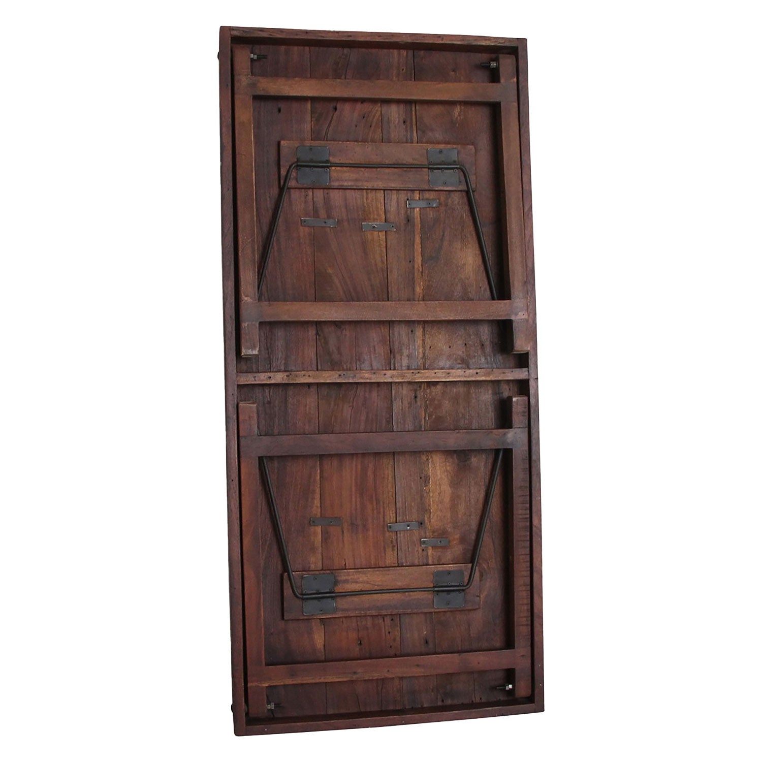 STUFF Loft Vintage Esstisch Tisch aus Holz klappbar Shabby-Chic brown