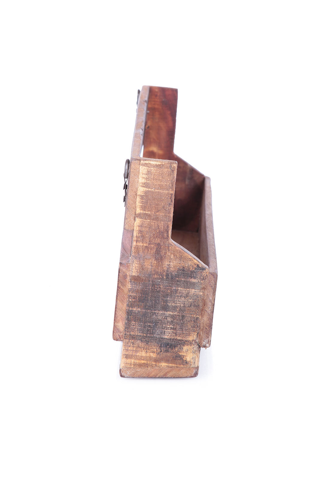 Vintage Weinregal Heritage aus recyceltem Altholz mit Halterung für Weingläser | STUFF Loft