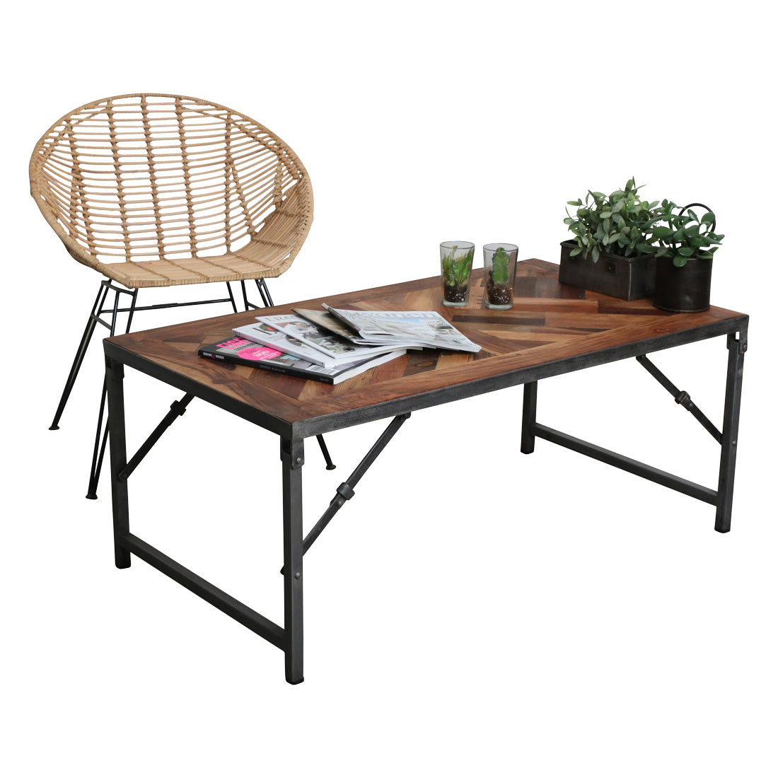 Couchtisch Coffeetable Fishbone - Factory Kollektion