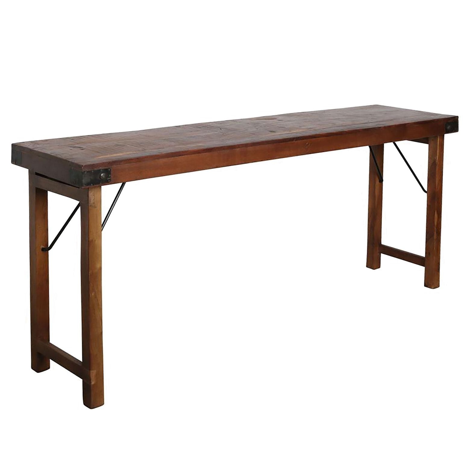 Konsolen-Tisch Vintage Living Shabby-Chic Braun | STUFF Loft