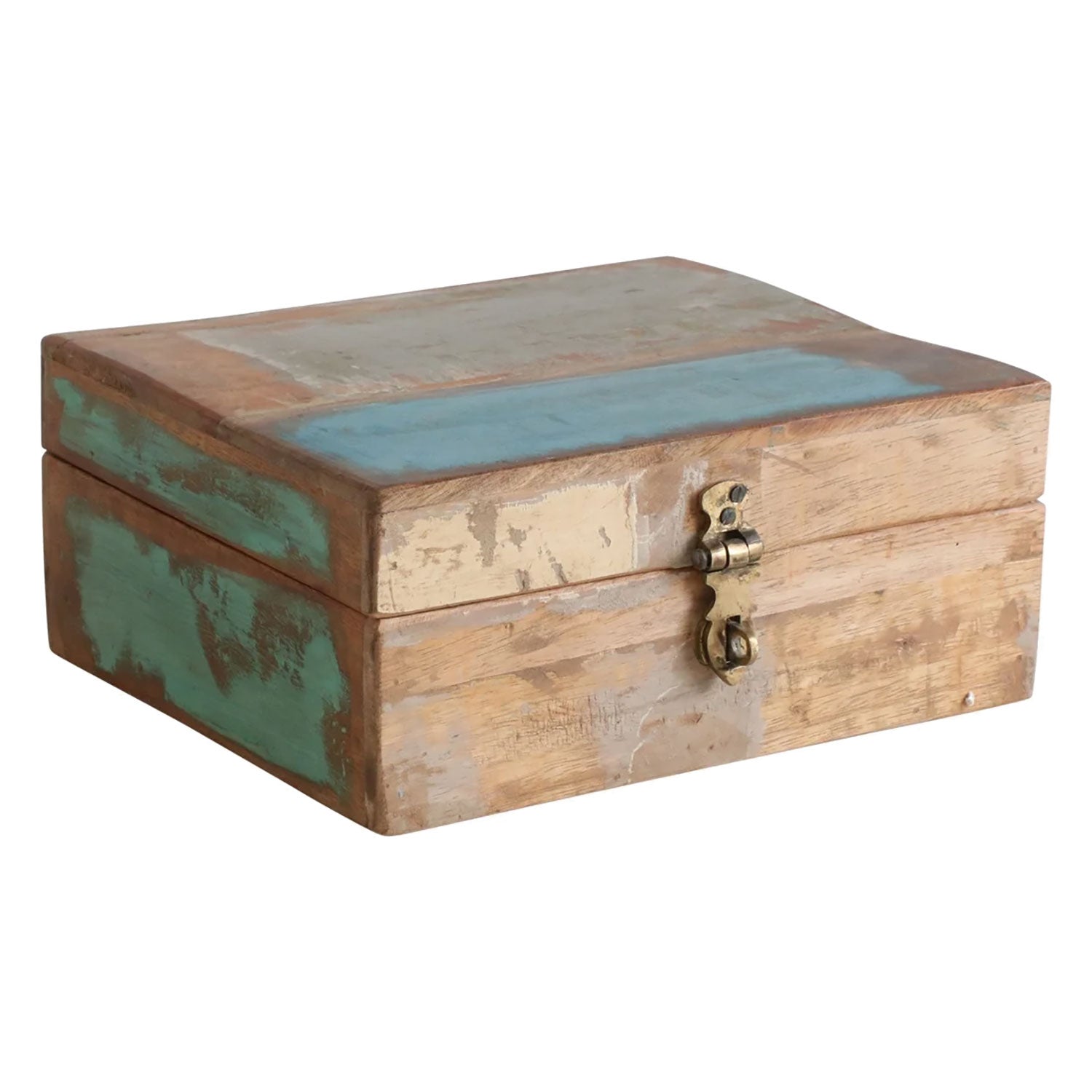 Teebox aus Holz vintage Shabby-Chic