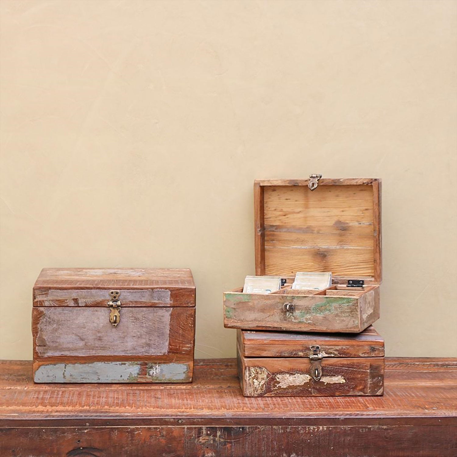 Teebox aus Holz vintage Shabby-Chic | STUFF Loft