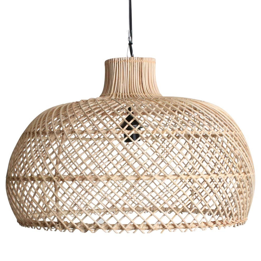 Rattan Lampe Maze Handmade natural L Ø 57cm