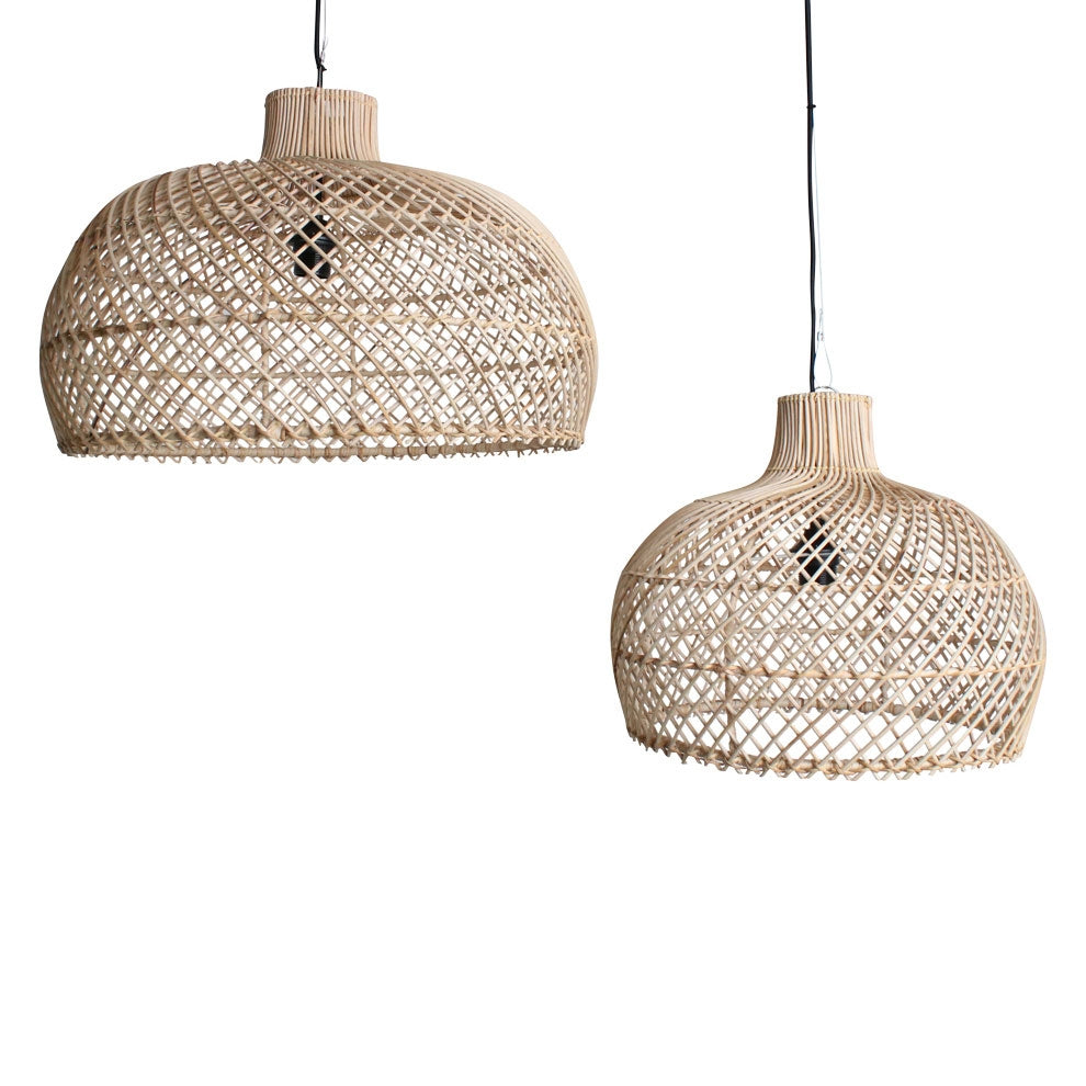 Rattan Lampe Maze Handmade natural L Ø 57cm