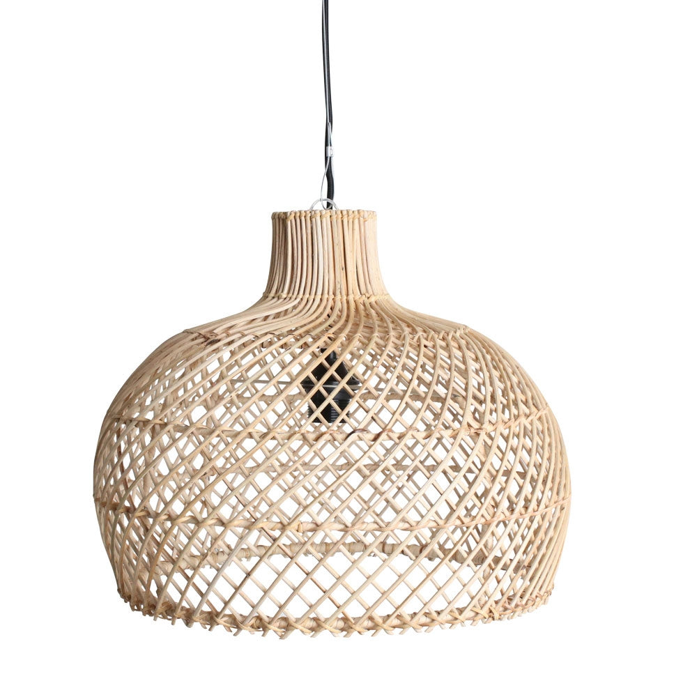 Rattan Lampe Maze Handmade natural