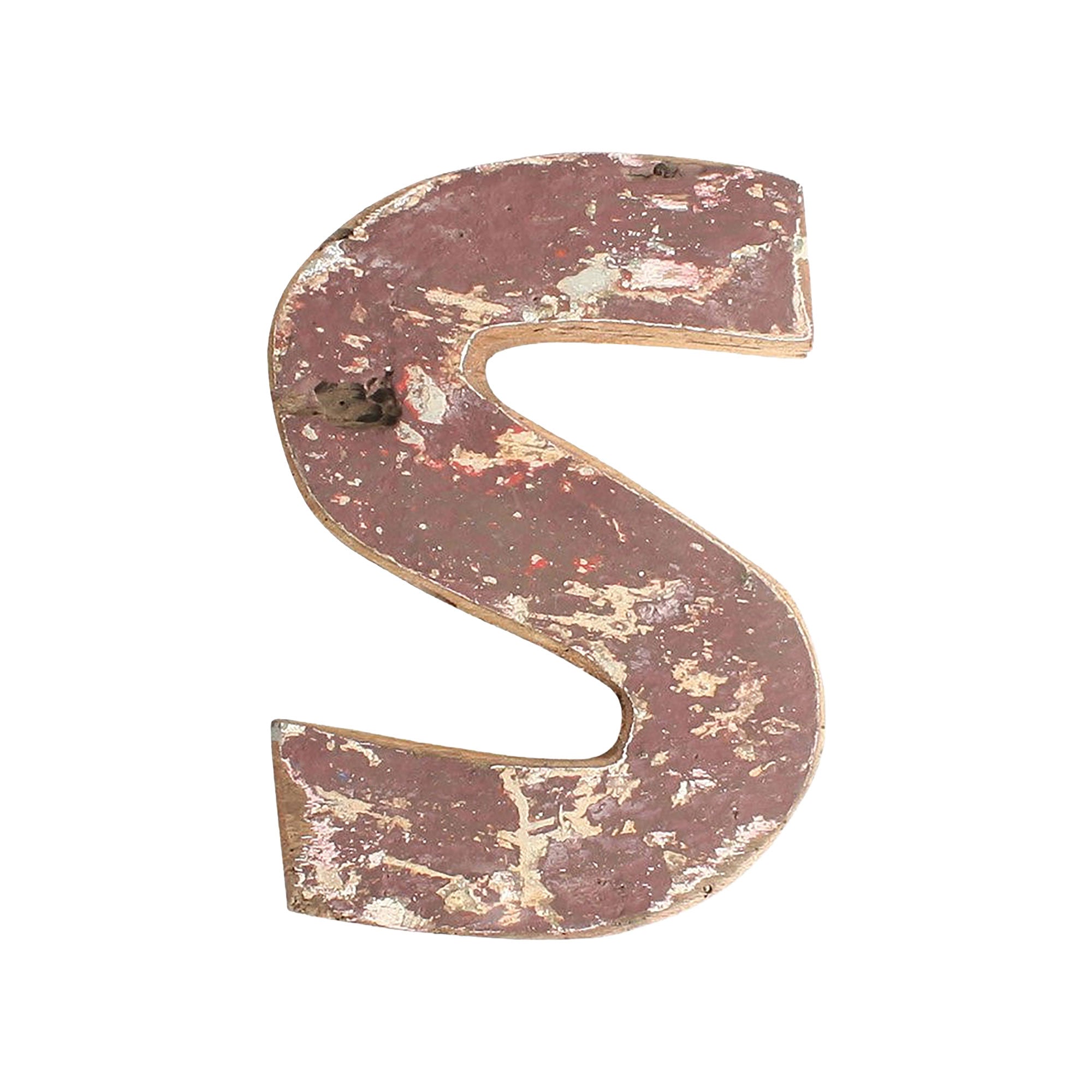 Dekobuchstaben Vintage aus Bootsholz