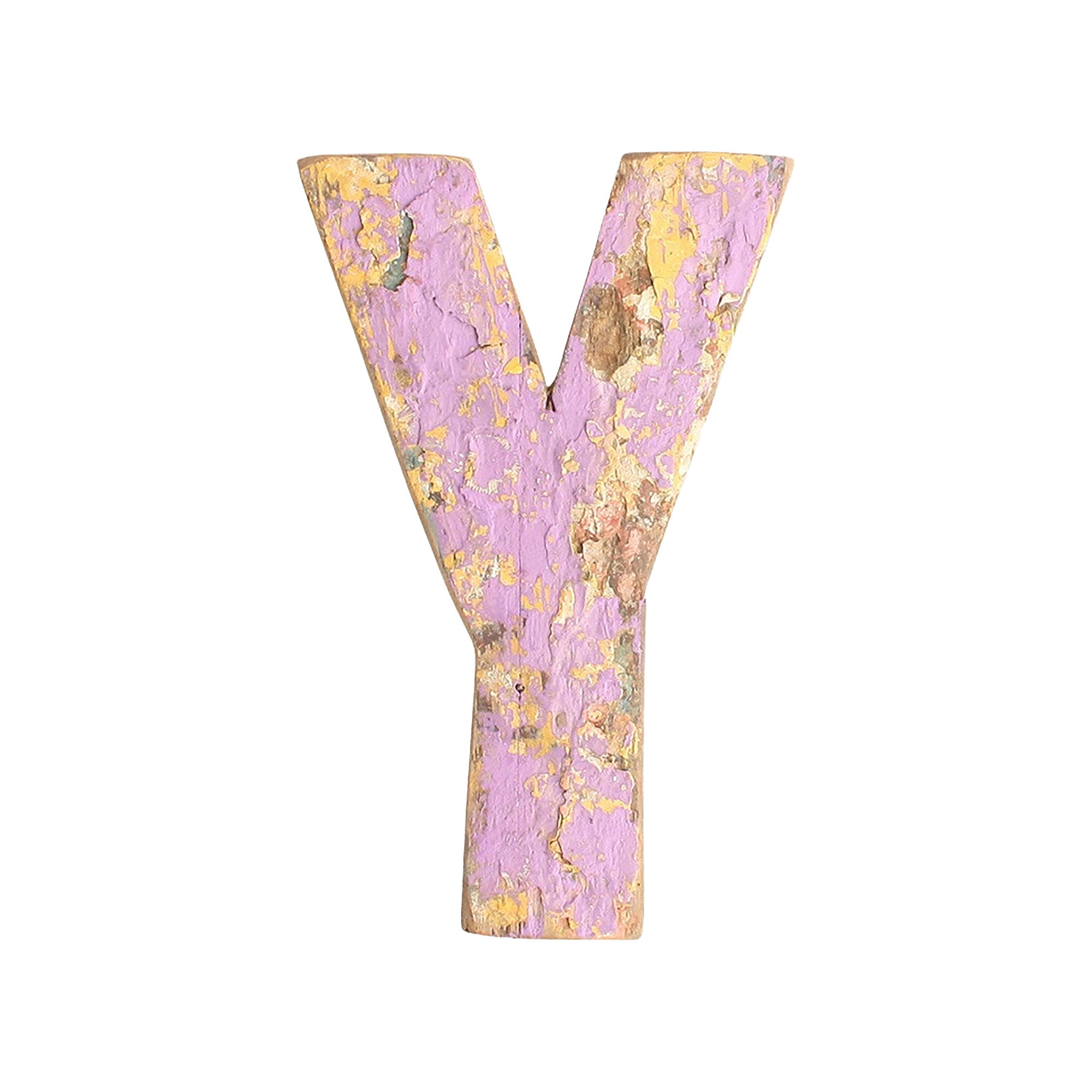 Dekobuchstaben Vintage aus Bootsholz