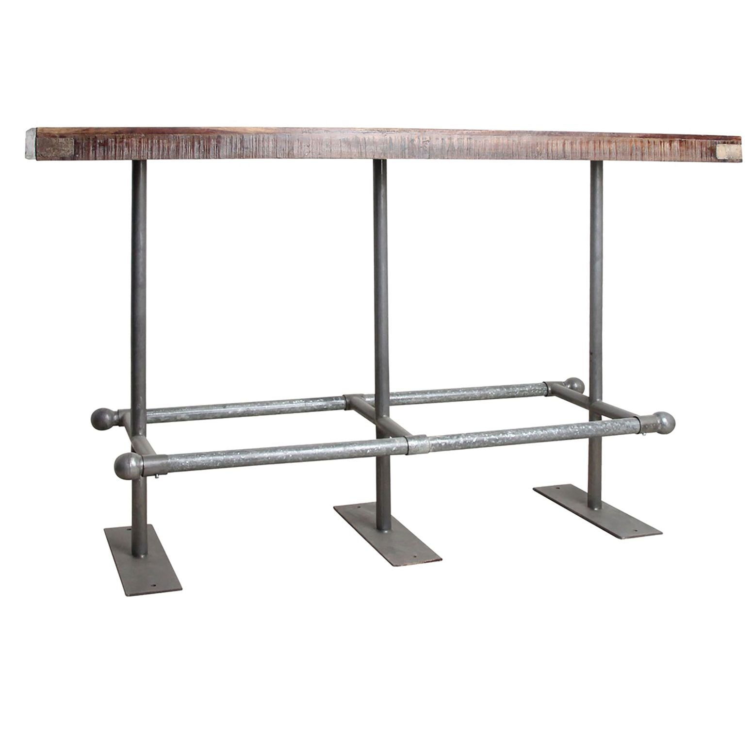 Bartisch im Vintage Industrial Design aus Altholz | STUFF Shop
