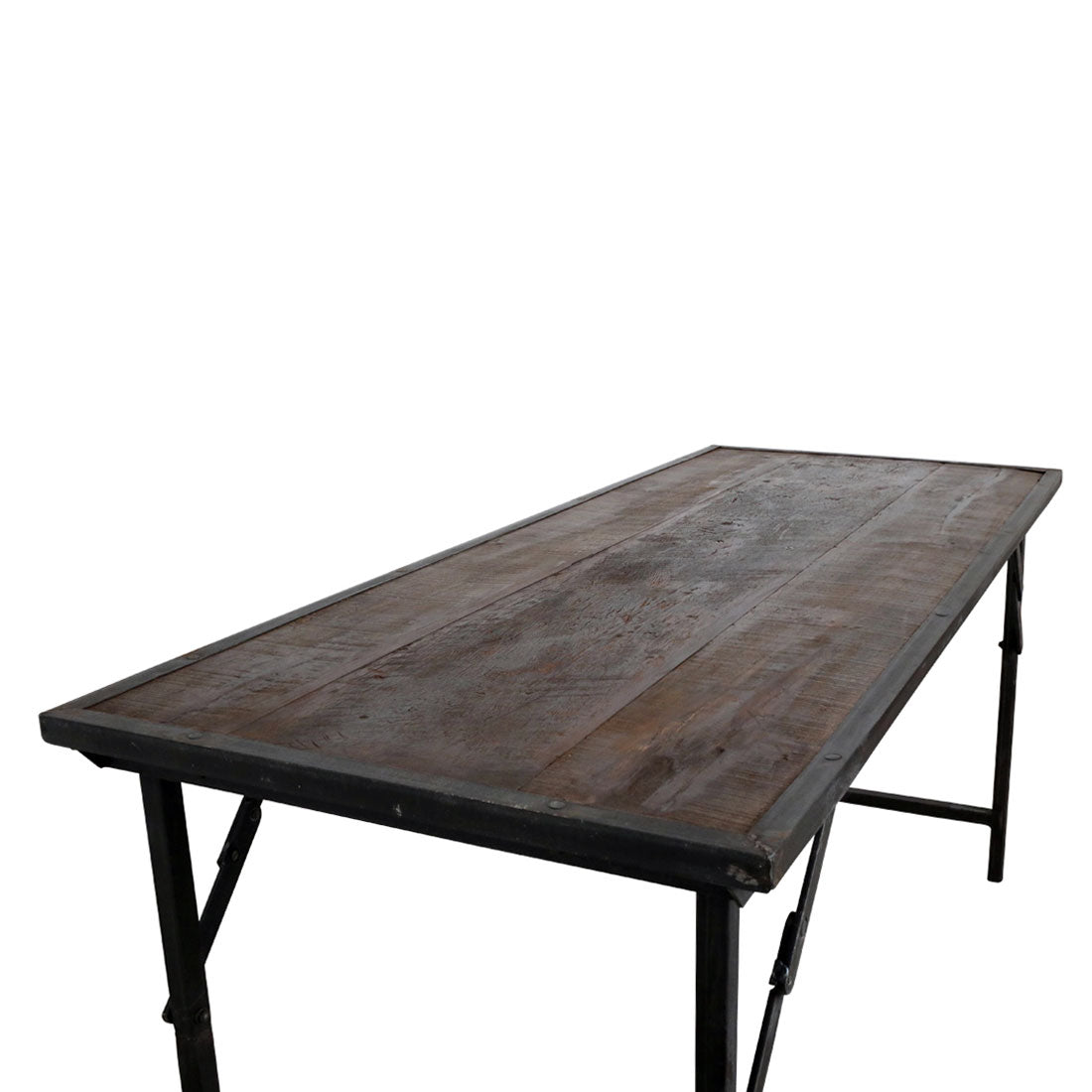 Esstisch im Industrie Loft Style Shabby Dark-Brown | STUFF Loft