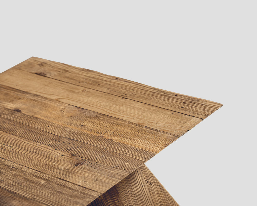 Beistelltisch aus recyceltem Altholz, klein - Dialma Brown