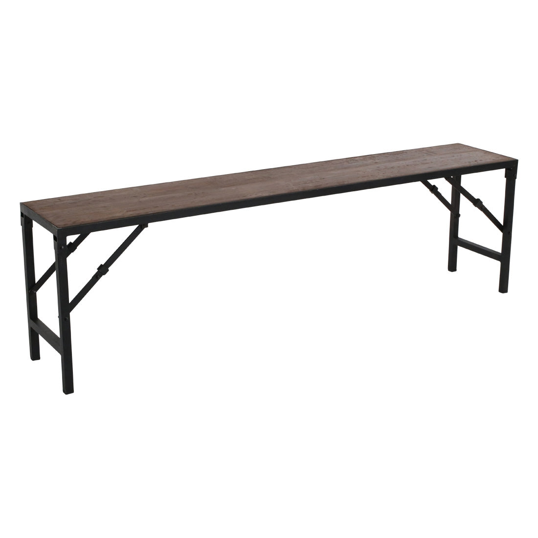 Bank klappbar aus recyceltem Altholz, 160 cm - STUFF Loft