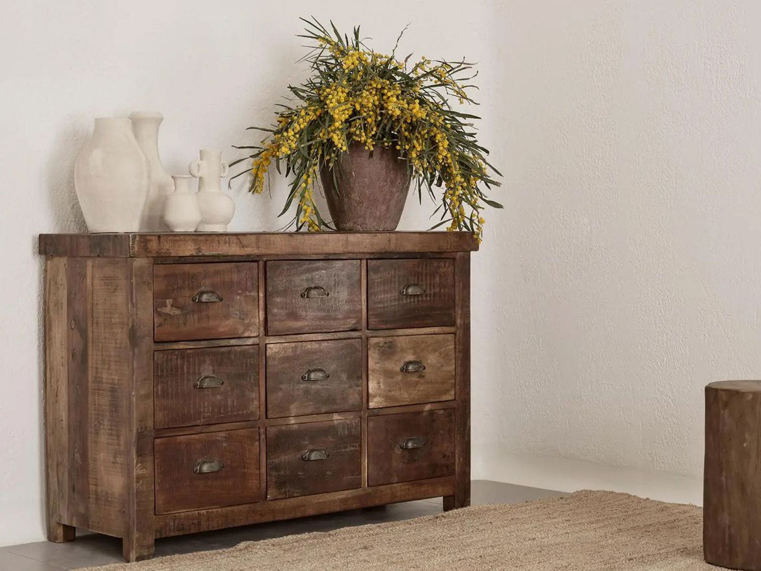 Kommode aus der Factory Kollektion mit 9 Schubladen | STUFF Loft