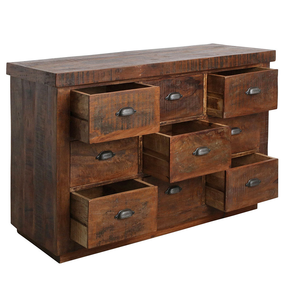 Kommode aus der Factory Kollektion mit 9 Schubladen | STUFF Loft