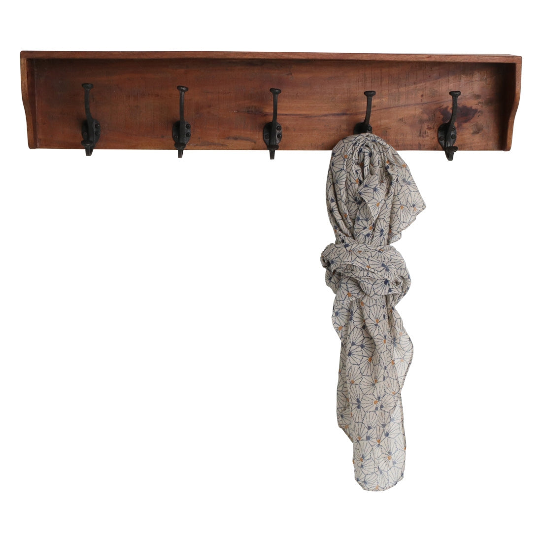 Vintage Wandgarderobe Flurgarderobe Garderobenhaken Wandhaken Altholz | STUFF Loft