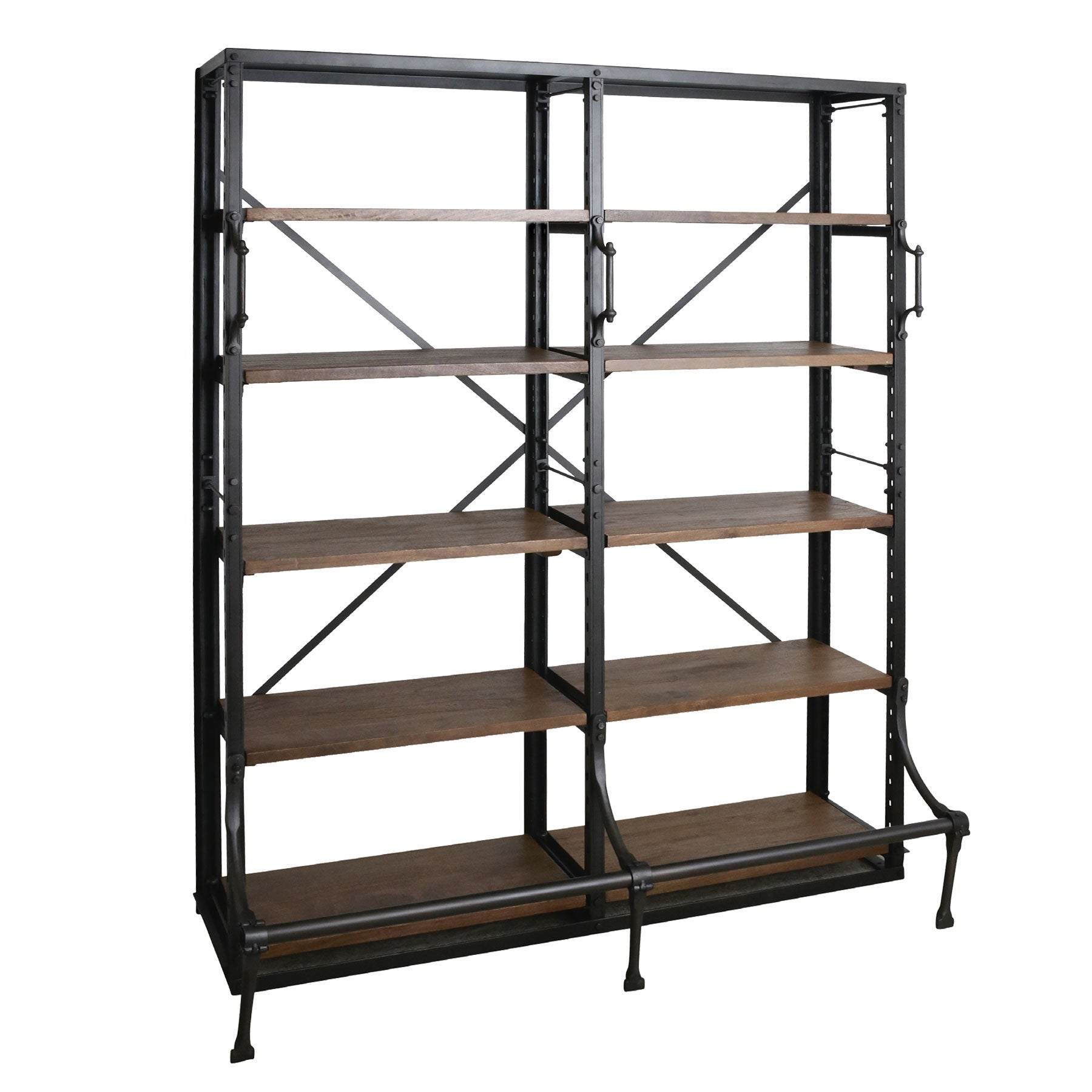 Industrielles Regal im historischen Bibliotheksstil | STUFF Loft