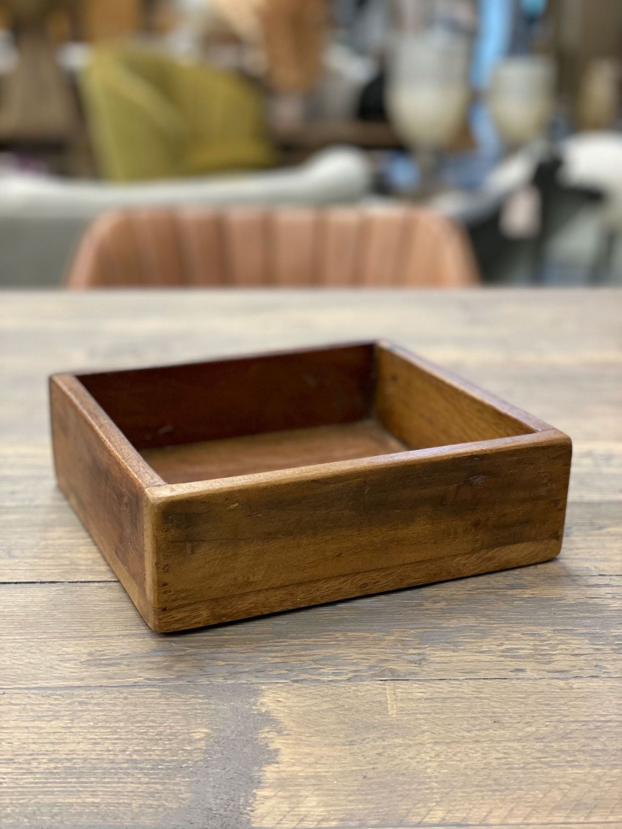 Tablett aus Holz im Vintage Design, klein