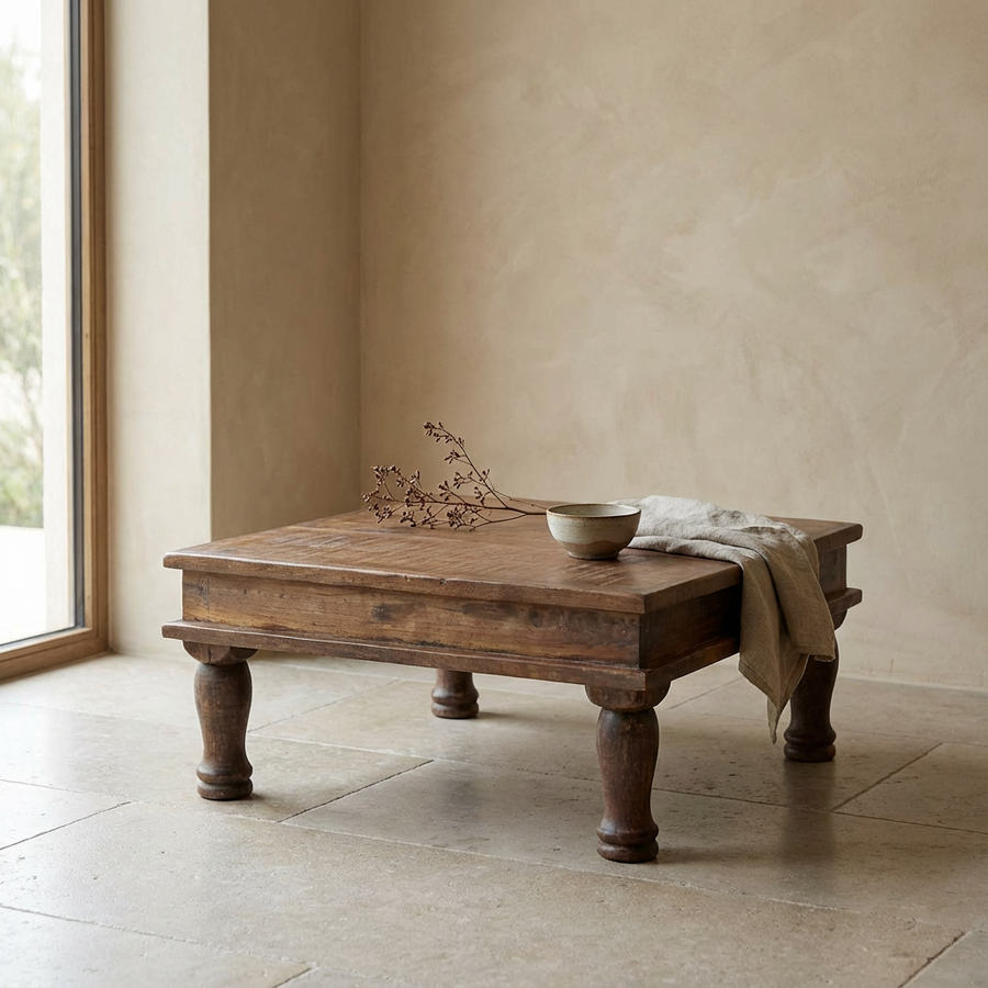 Beistelltisch Bajot aus recyceltem Altholz Vintage - STUFF Loft