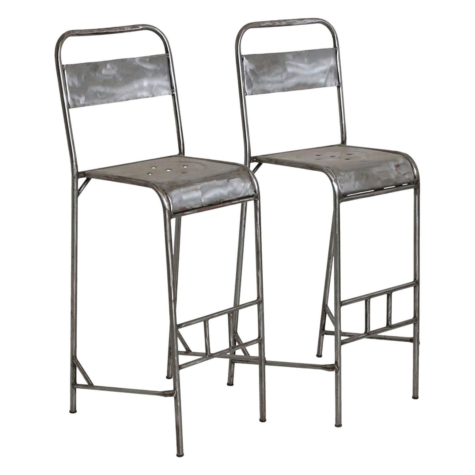 Vintage Barhocker Java iron bar Altmetall Handmade Loft Style