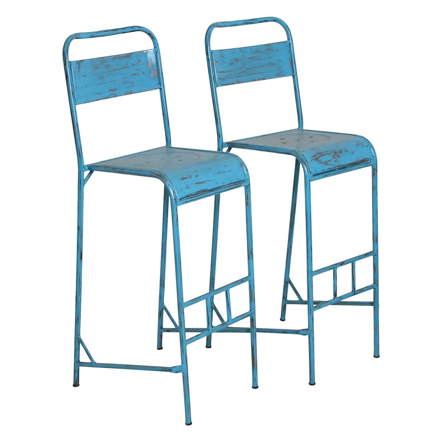 Vintage Barhocker Java iron bar Altmetall Handmade Loft Style