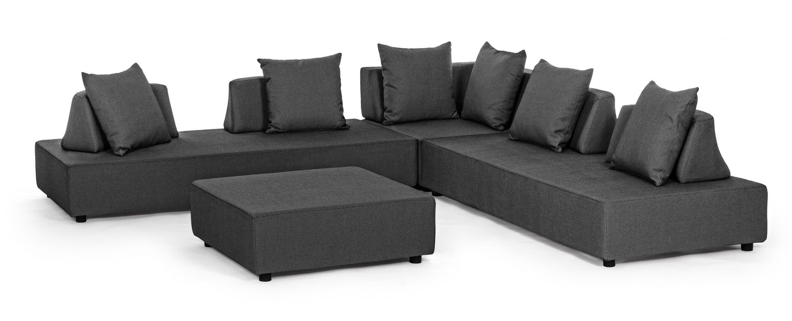 Outdoor Sofa Piper Eckgarnitur mit Kissen von Bizzotto | STUFF Shop