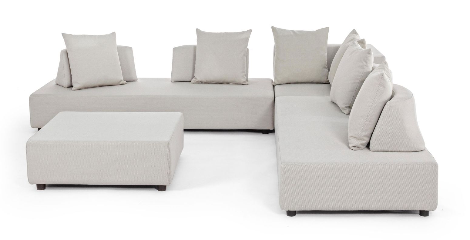 Outdoor Sofa Piper Eckgarnitur mit Kissen von Bizzotto | STUFF Shop