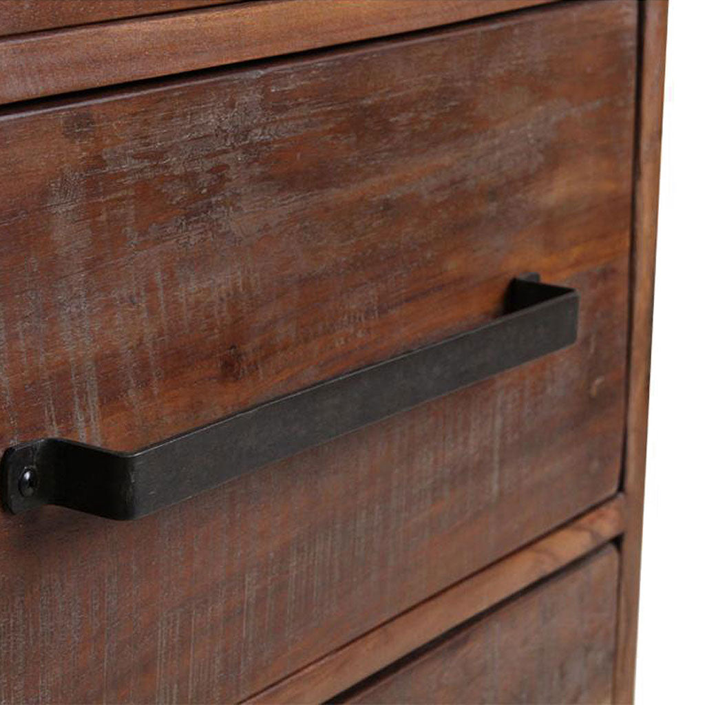 Kommode aus recyceltem Altholz mit sechs Schubladen aus der STUFF Loft Heritage Kollektion