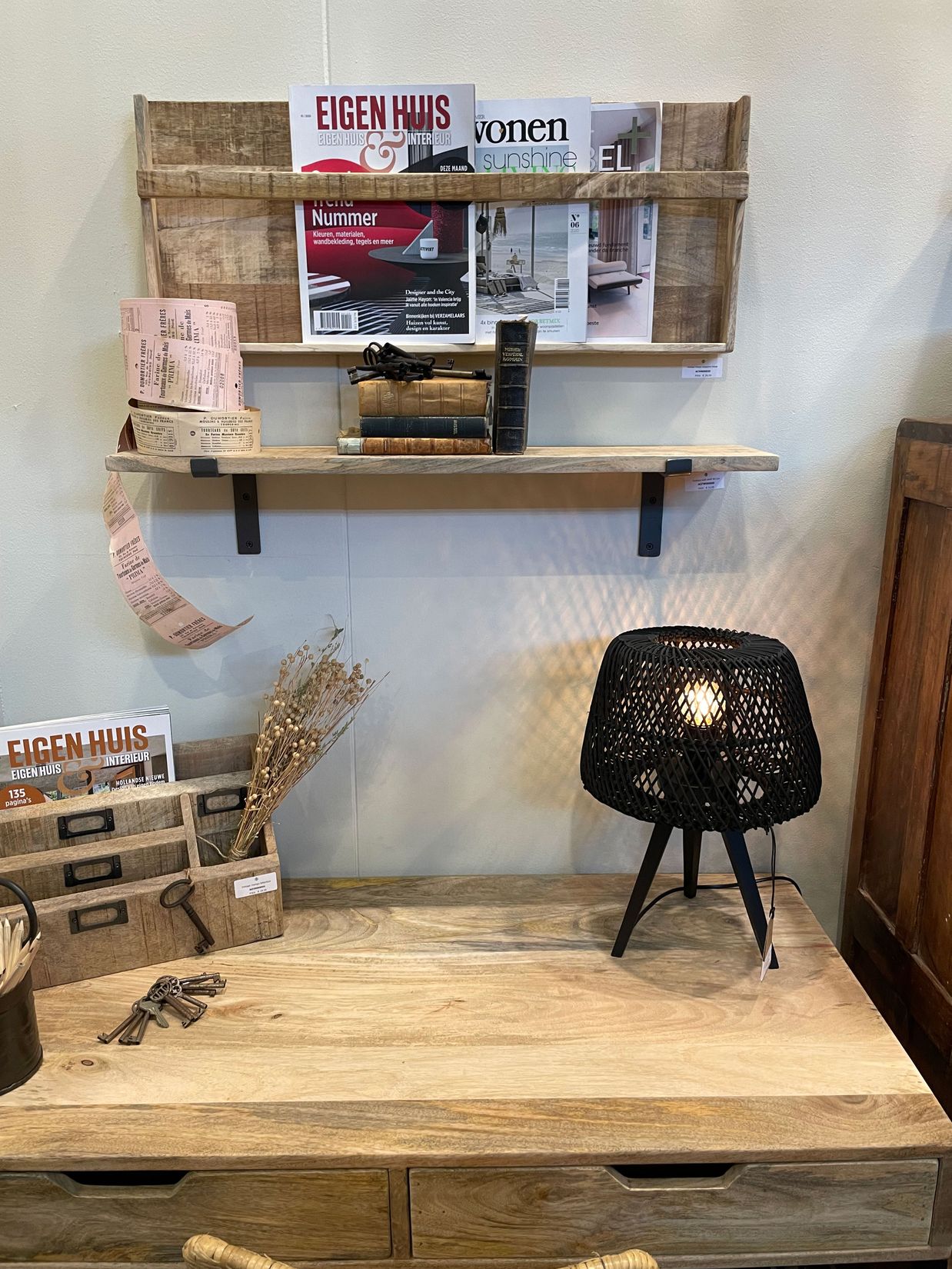 Schreibtisch Industrial Style mit Schubladen