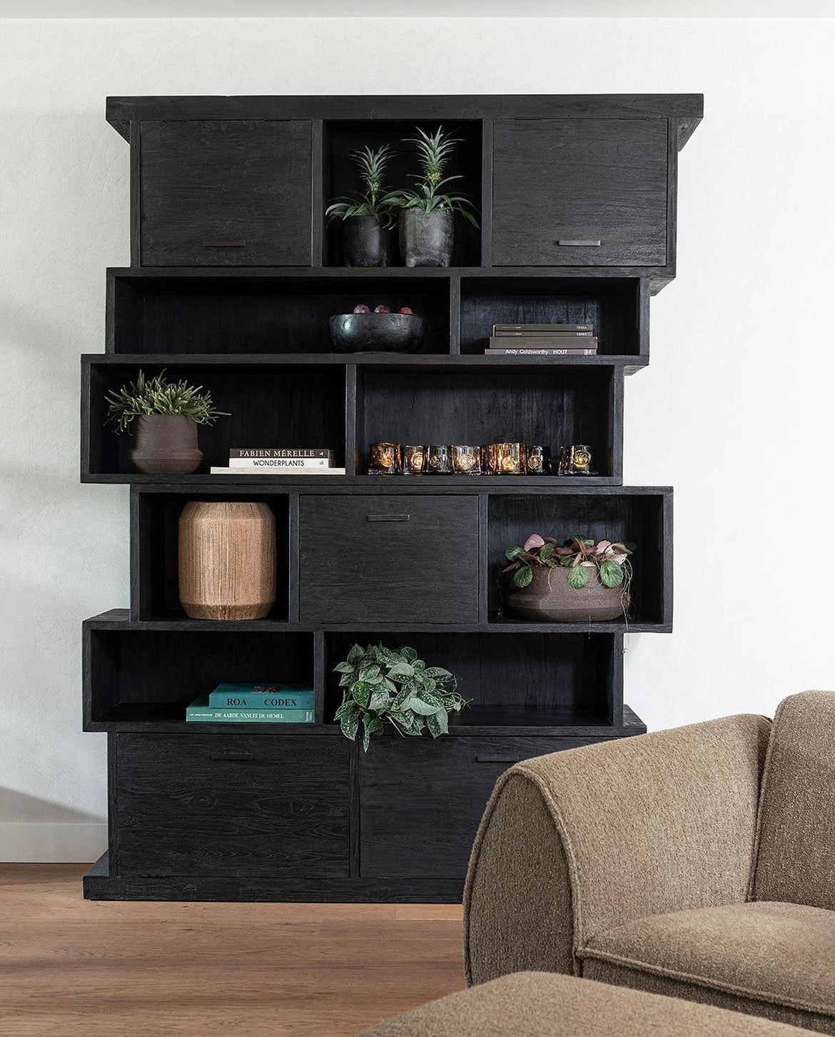 Bücherregal Dizzy Teak - Gommaire bei STUFF Shop kaufen