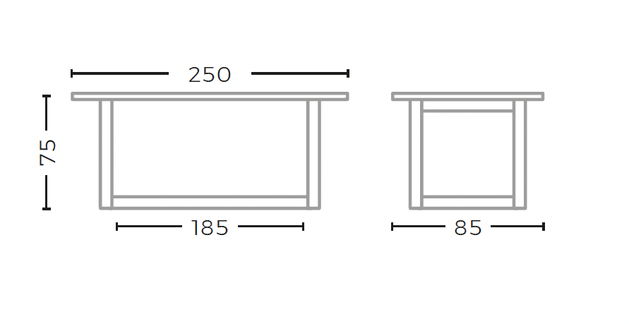 Outdoor Esstisch Dennis