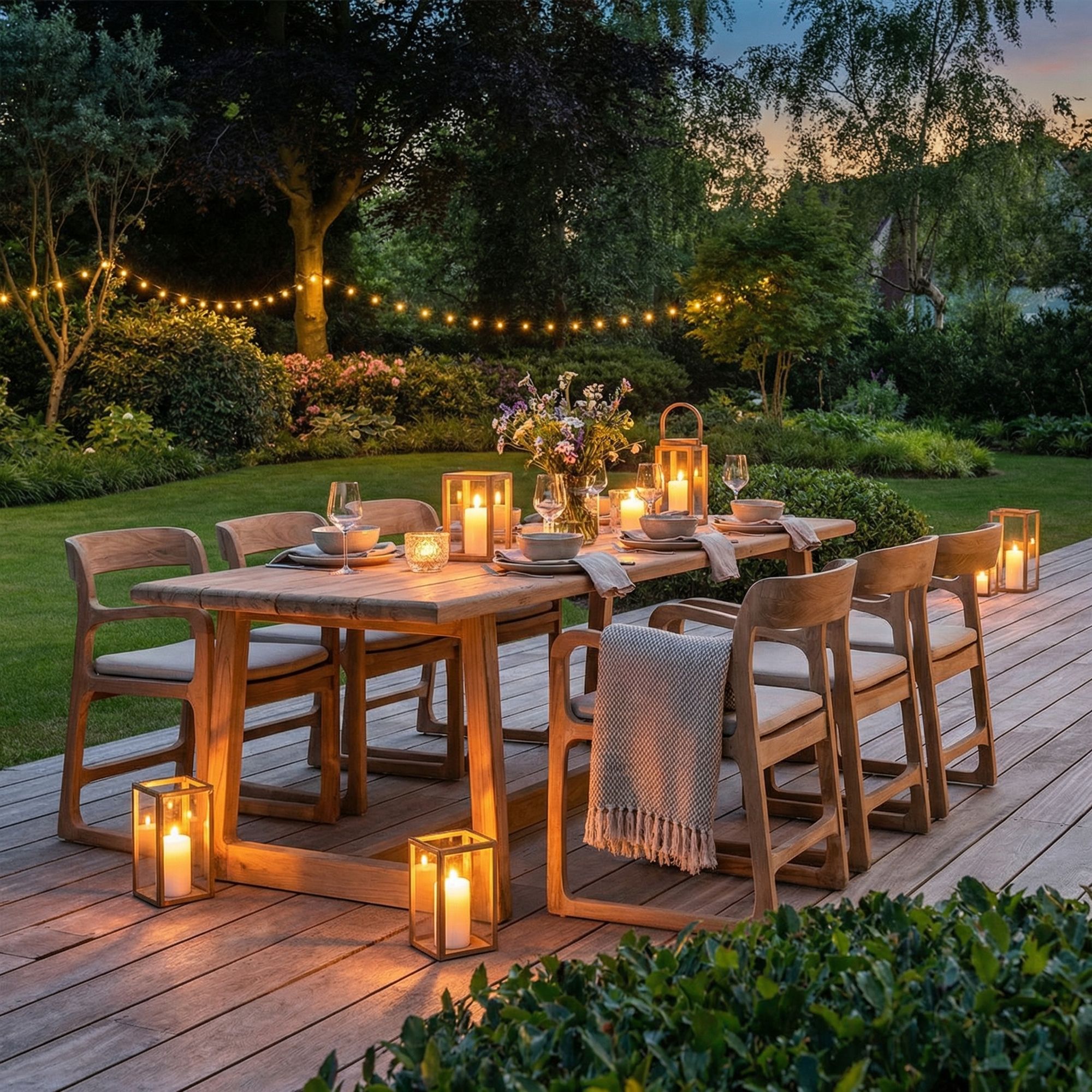 Outdoor Esstisch Dennis L250 x B85 x H75 cm aus Teakholz | Gommaire bei STUFF Shop kaufen