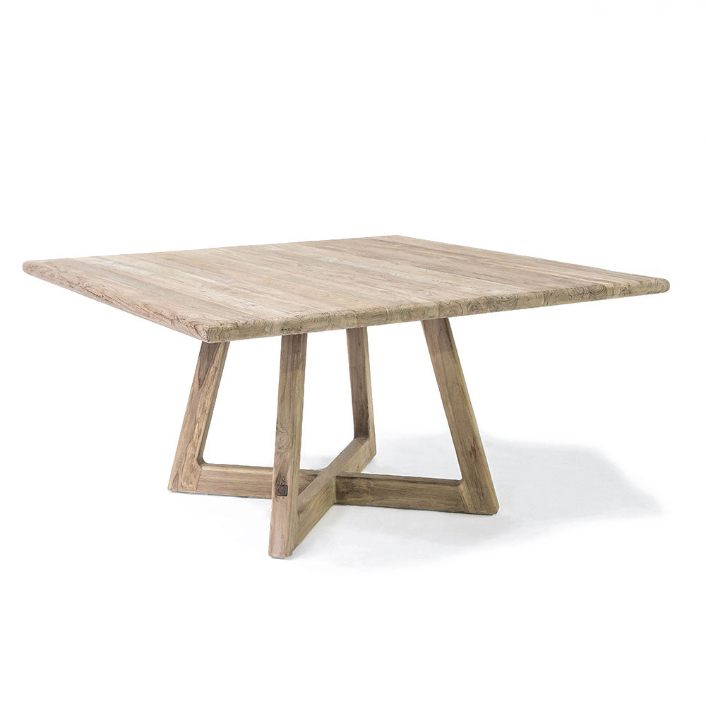 Teakholz Outdoor Esstisch Dennis large – Langlebig und wetterfest für das ganze Jahr - Gommaire