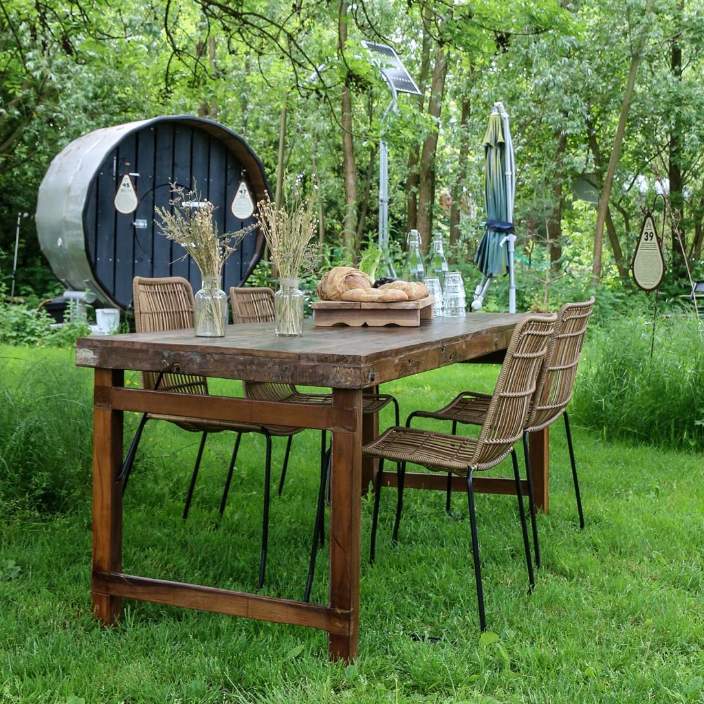 Outdoor Esstisch Vintage Shabby klappbar