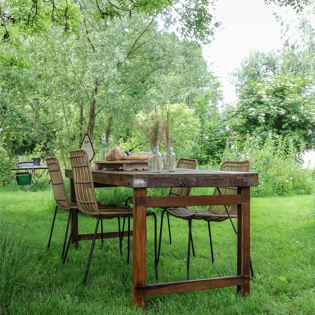 Outddor Esstisch Vintage Shabby aus Holz klappbar