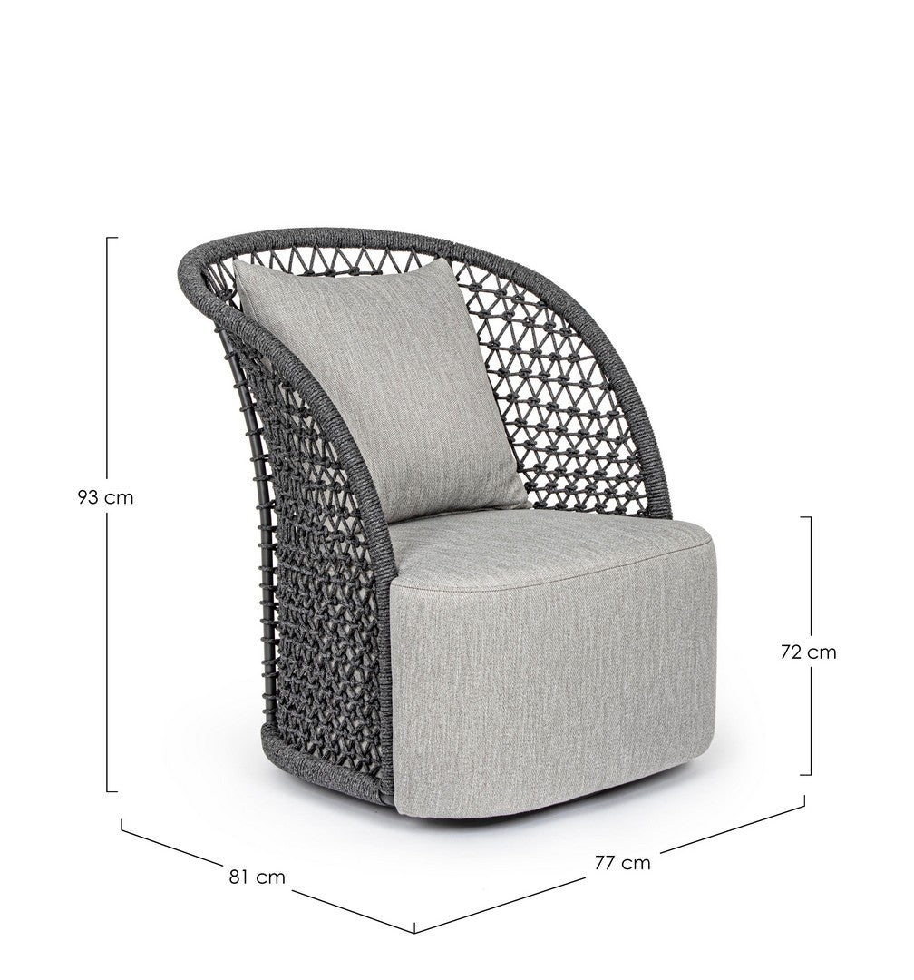 Outdoor Sessel Cuyen Anthra Bizzotto | STUFF Shop