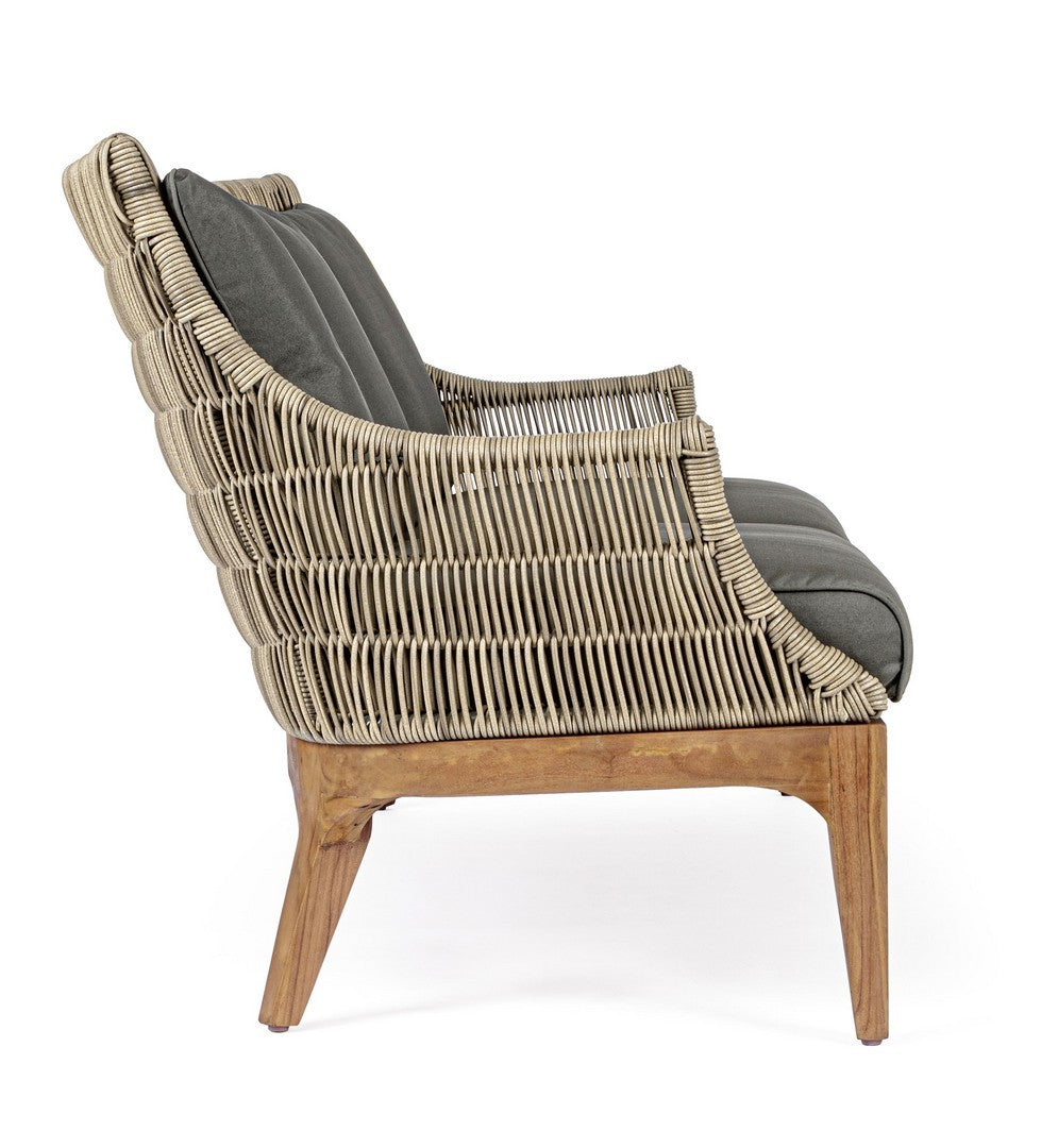 Outdoor Sofa Keilani mit Kissen für Garten und Terrasse