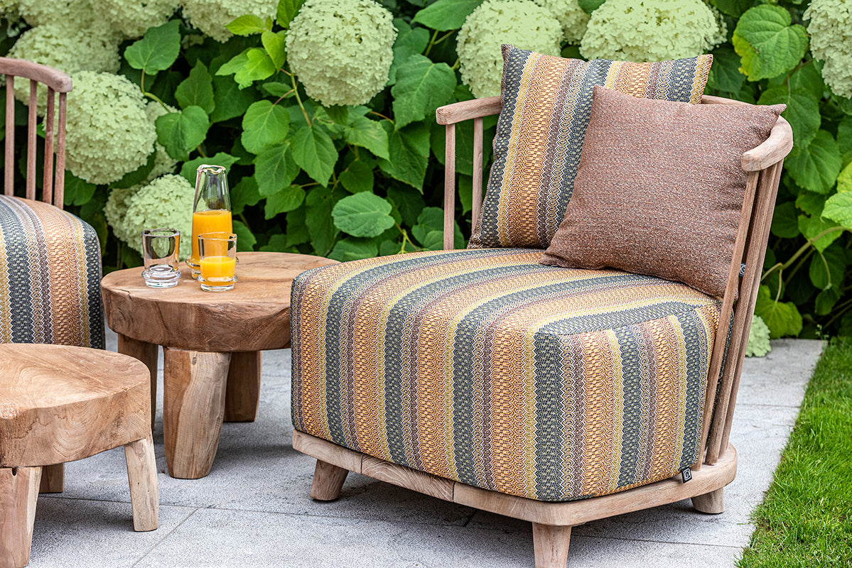 Outdoor-Sessel Carol inkl. Polster - Gommaire