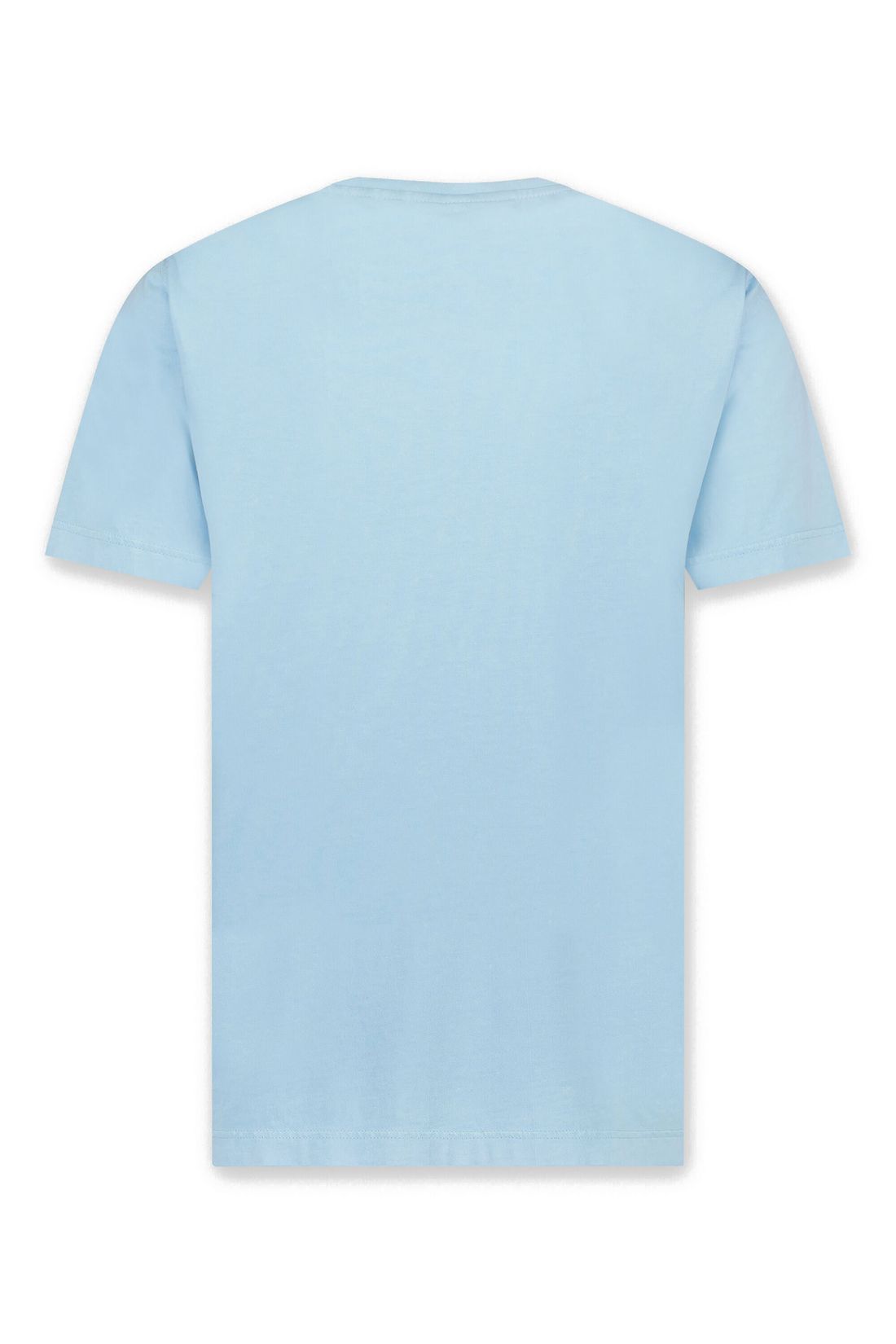 BALR. Herren T-Shirt Olaf Straight Crest T-Shirt Ice Wasched, hellblau