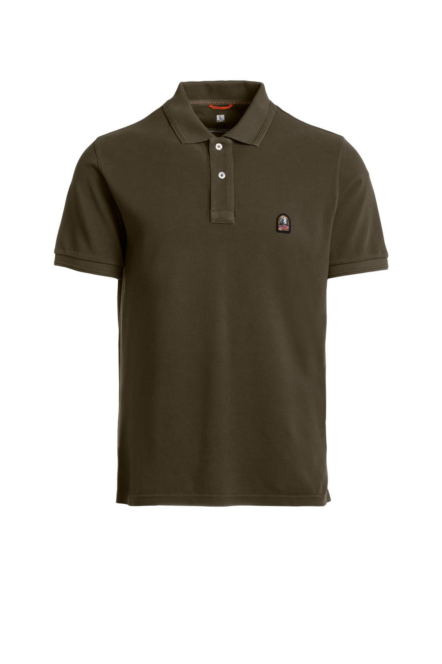 Parajumpers Herren Piqué Poloshirt Shirt Patch Polo aus reiner Baumwolle