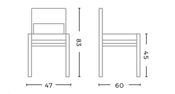 Stuhl Fiona Teak