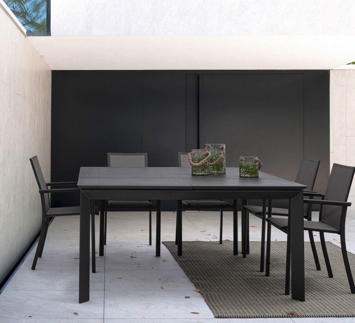Ausziehbarer Tisch Konnor L110-160cm anthrazit I STUFF Shop