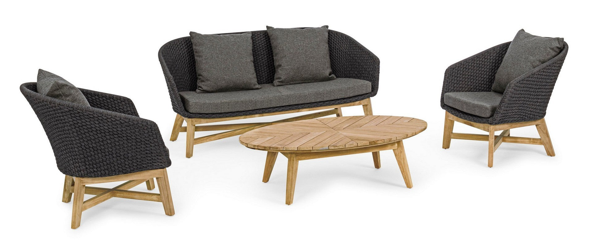 Couchtisch Coachella Teak oval I STUFF Shop