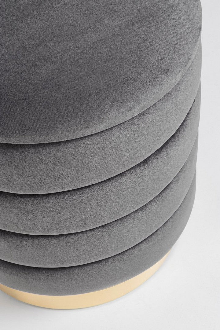 Pouf Darina 2-Set grau