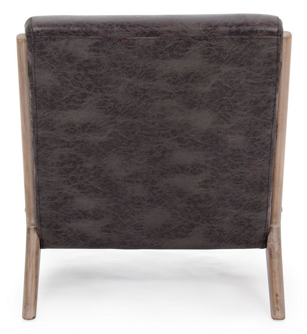 Sessel Ancilla in Dunkelbraun von Bizzotto
