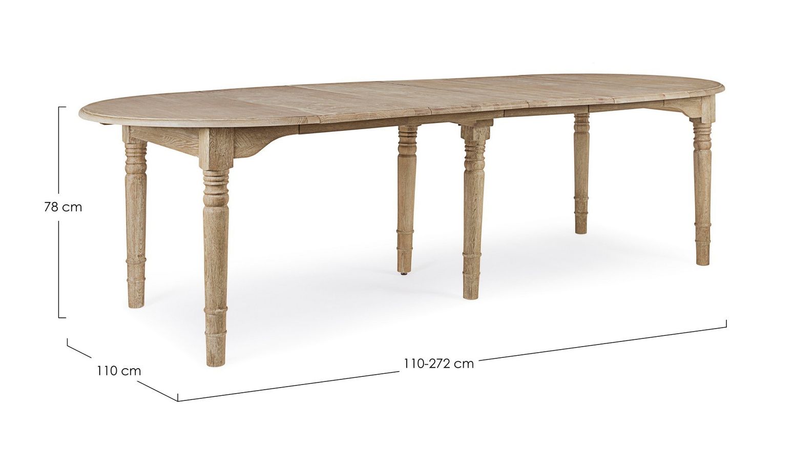 Ausziehtisch Bedford L110-272cm